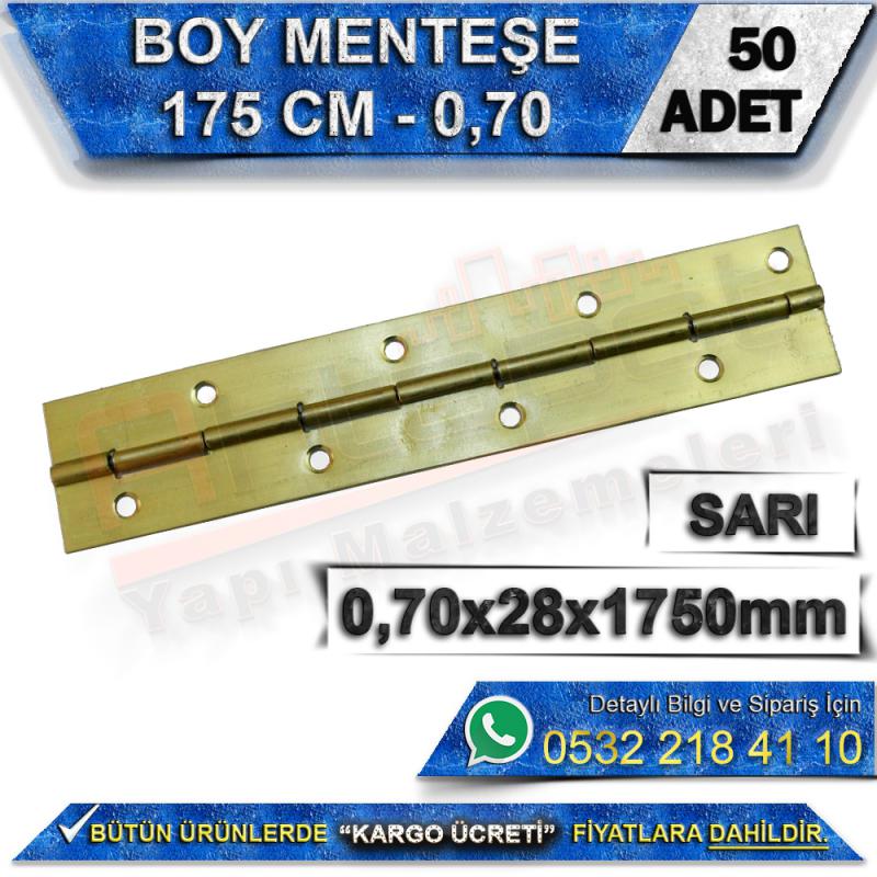 175 Cm Boy Menteşe 0,70 Sarı (50 Adet)