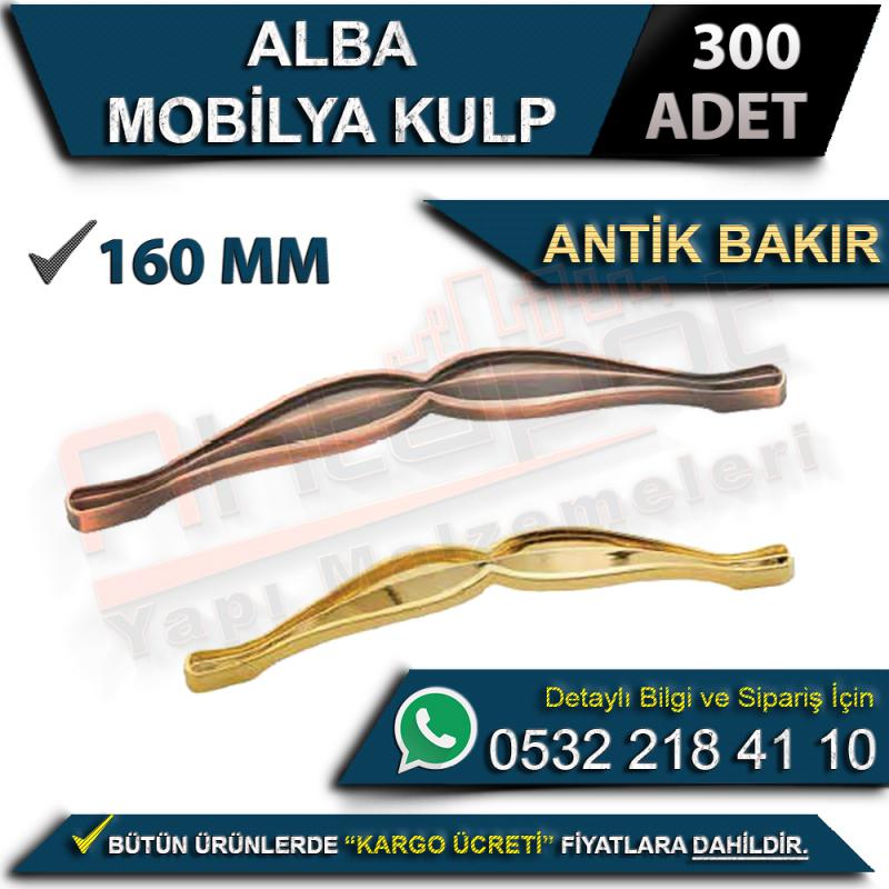 Alba Mobilya Kulp 160 Mm Antik Bakır (300 Adet)