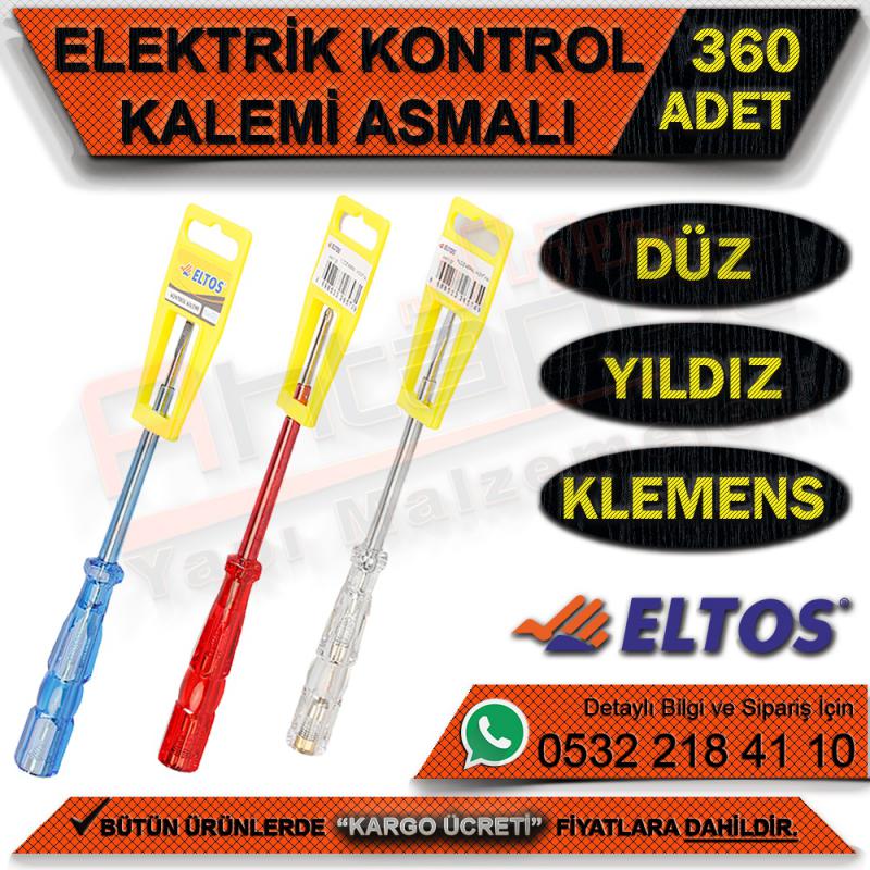 Eltos Kky131 Kontrol Kalemi Yıldız Uçlu - Asma Aparatlı (360 Adet)