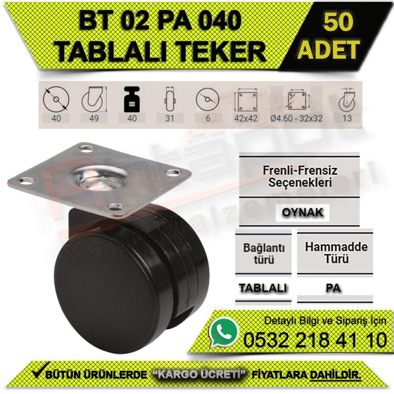 BT 02 PA 040 TABLALI TEKER (50 ADET)