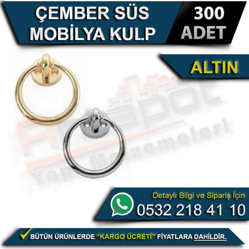 Çember Süs Mobilya Kulp Altın (300 Adet)