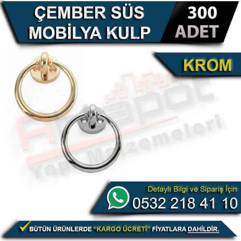 Çember Süs Mobilya Kulp Krom (300 Adet)