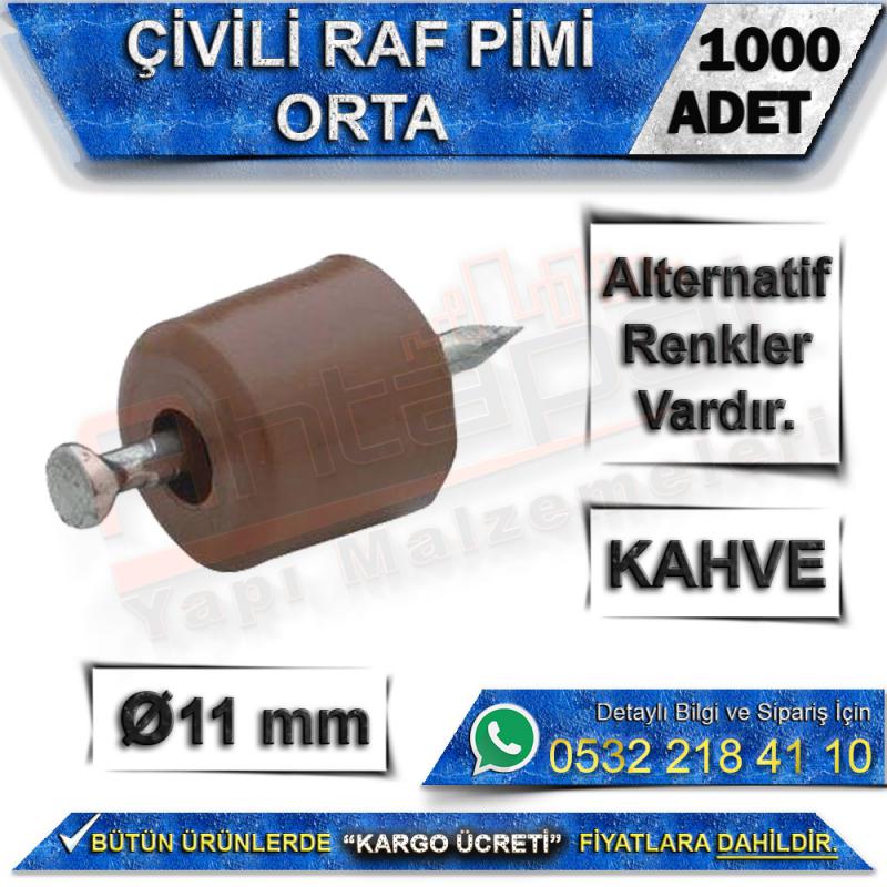 Çivili Raf Pimi Ø11 Mm (1000 Adet)