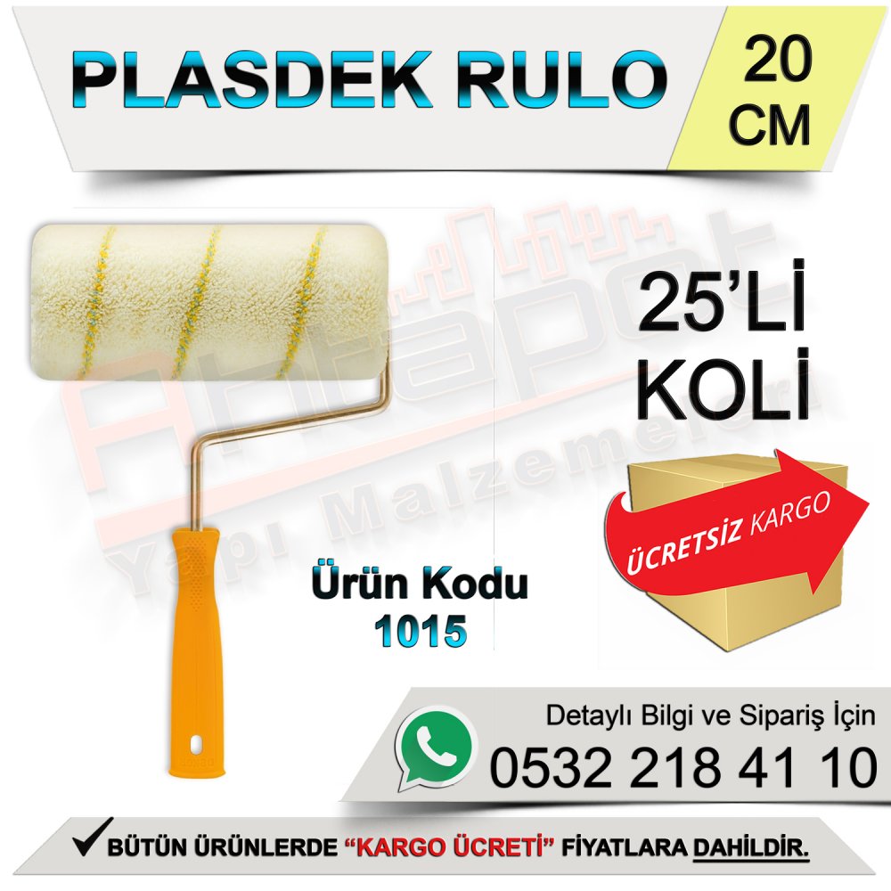 Dekor 1015 Plasdek Rulo 20 Cm (25 Adet)