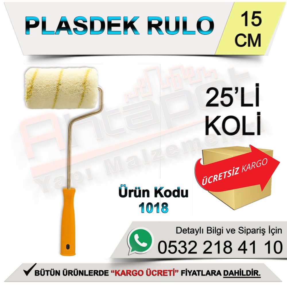 Dekor 1018 Plasdek Rulo 15 Cm (25 Adet)