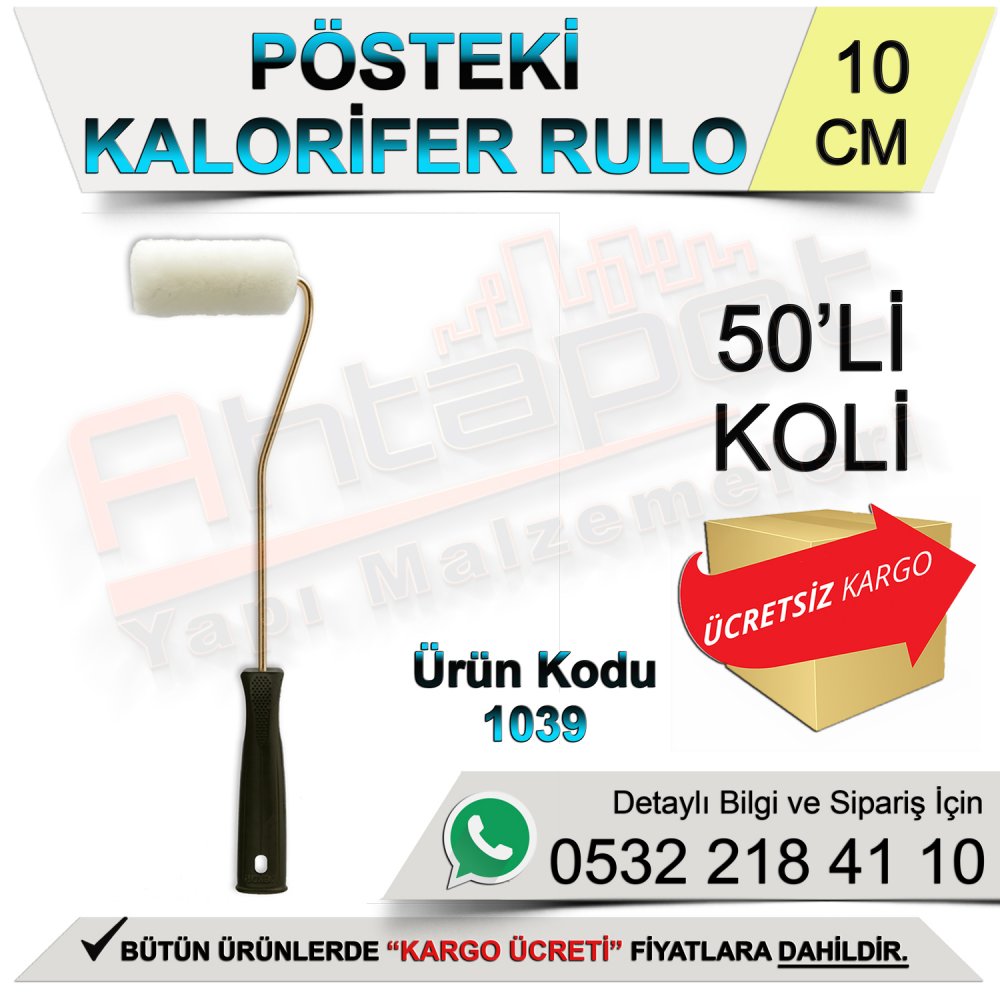 Dekor 1039 Pösteki Kalorifer Rulo 10 Cm (50 Adet)