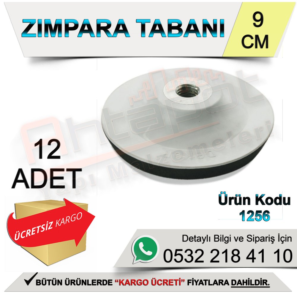 Dekor 1256 Sünger Tabanı 9 Cm (12 Adet)