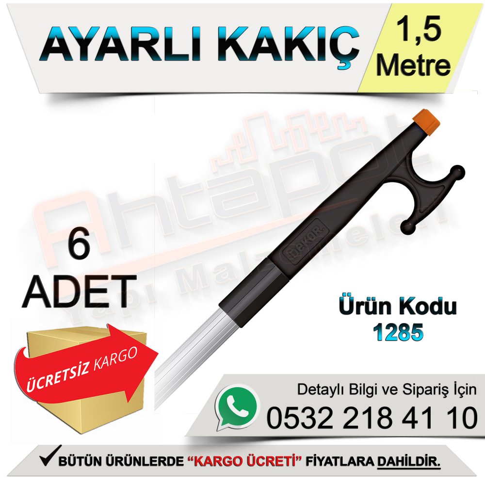 Dekor 1285 Ayarlı Kakıç 1,5 Mt (6 Adet)