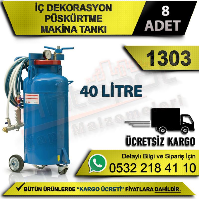 Dekor 1303 İç Dekorasyon Püskürtme Makina Tankı 40 Lt (1 Adet)