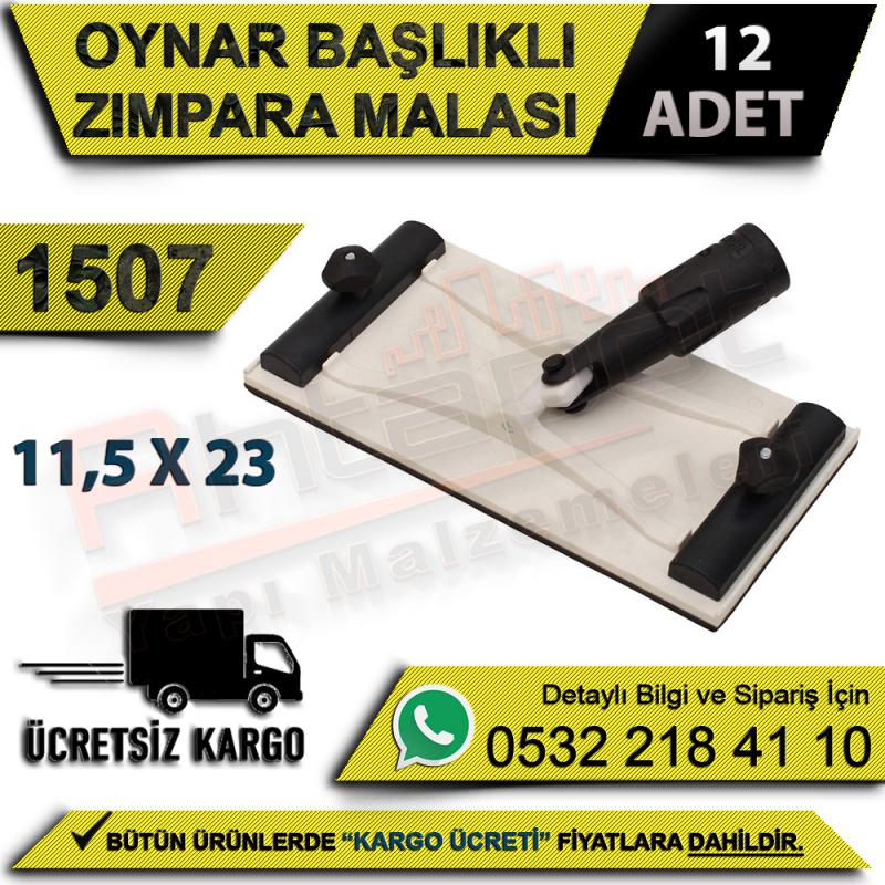 Dekor 1507 Oynar Başlıklı Zımpara Malası 11,5x23 Cm (12 Adet)