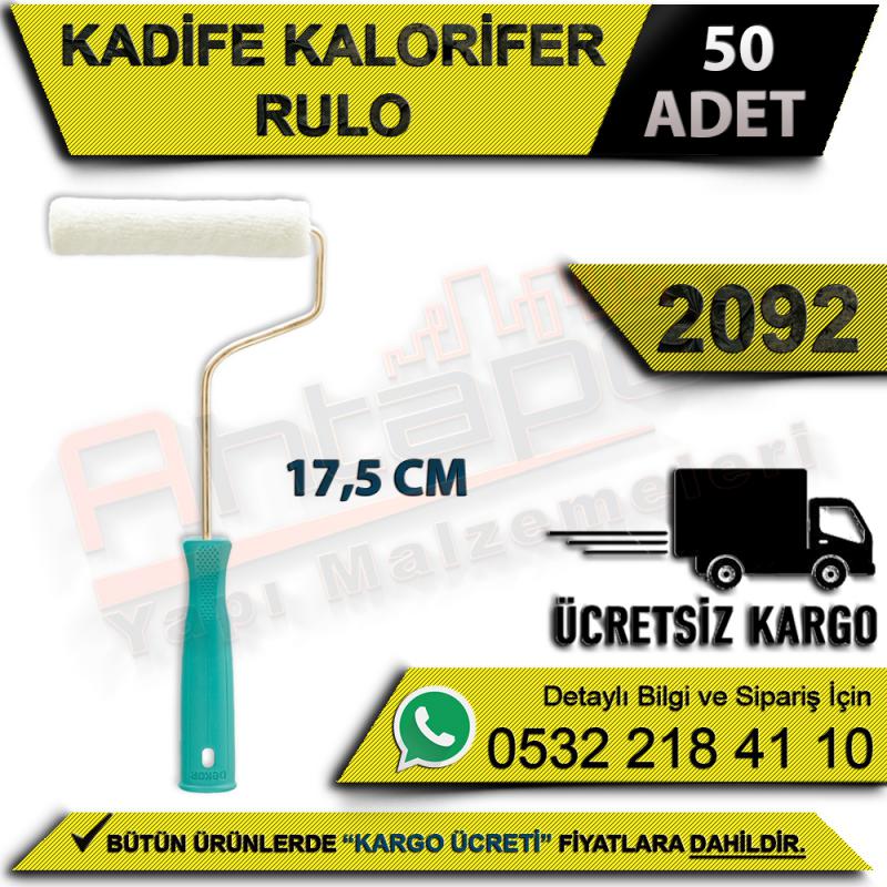 Dekor 2092 Kadife Kalorifer Rulo 17,5 Cm (50 Adet)