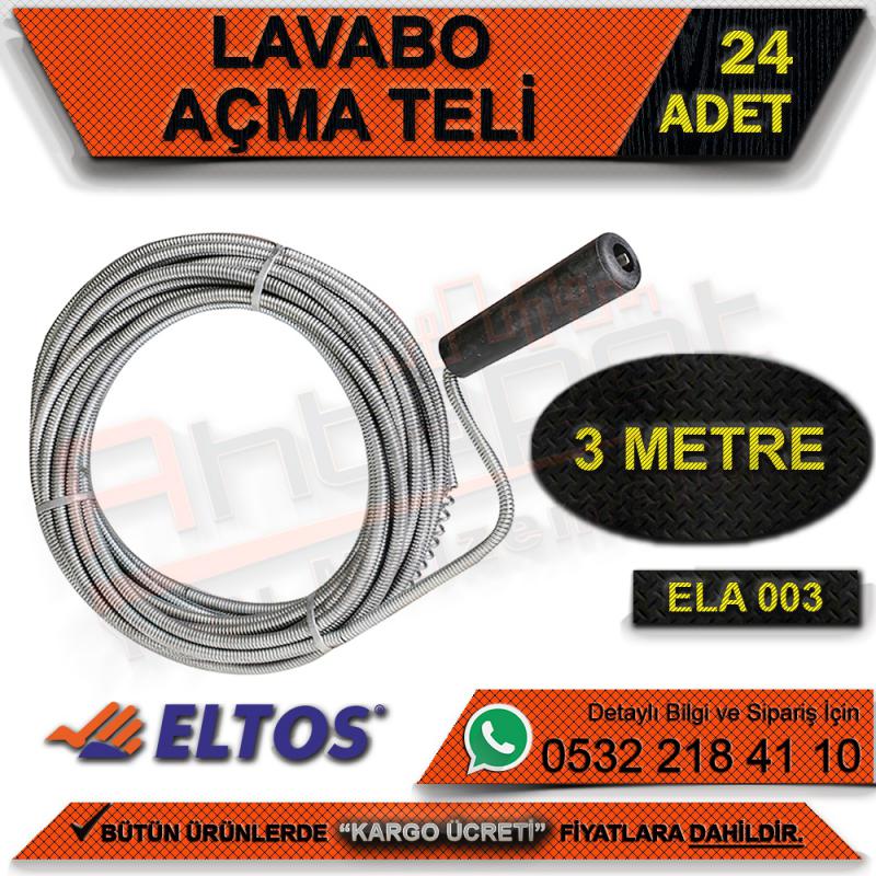 Eltos Ela003 Lavabo Açma Teli 3 Mt (24 Adet)