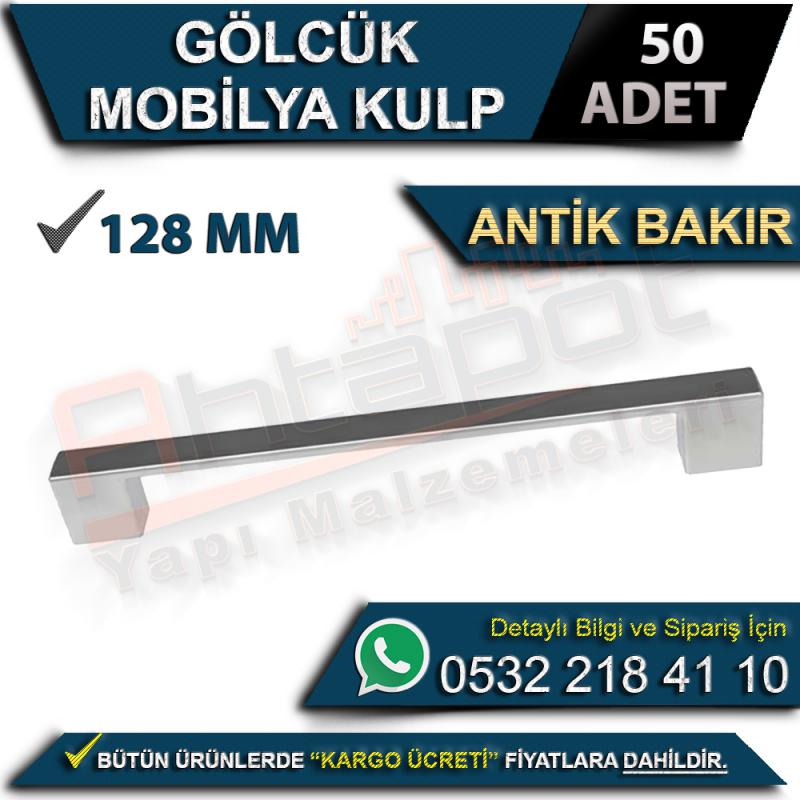 Gölcük Mobilya Kulp 128 Mm Antik Bakır (50 Adet)