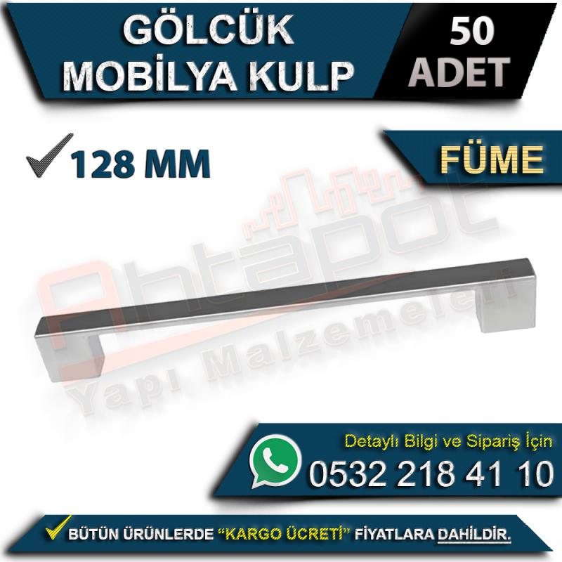 Gölcük Mobilya Kulp 128 Mm Füme (50 Adet)