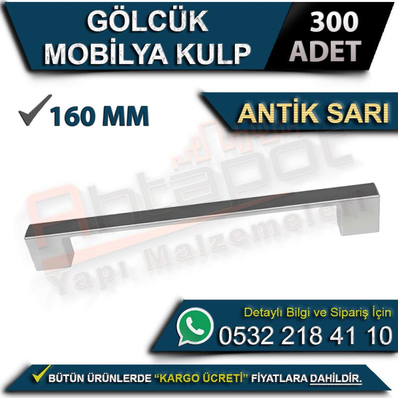 Gölcük Mobilya Kulp 160 Mm Antik Sarı (300 Adet)