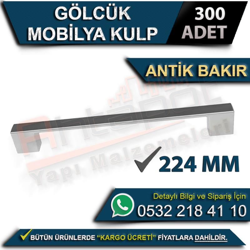 Gölcük Mobilya Kulp 224 Mm Antik Bakır (300 Adet)