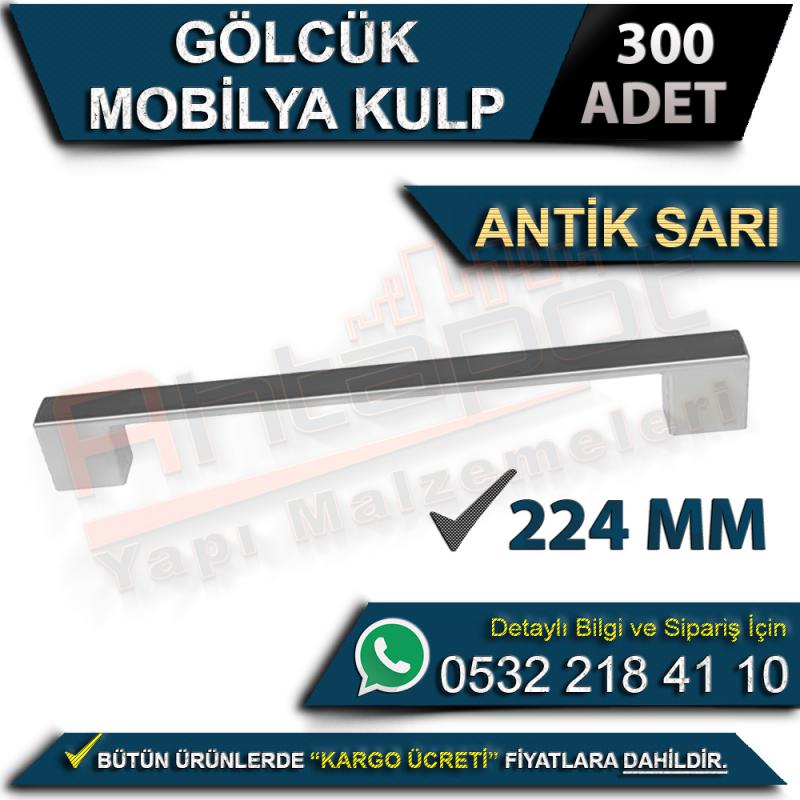 Gölcük Mobilya Kulp 224 Mm Antik Sarı (300 Adet)