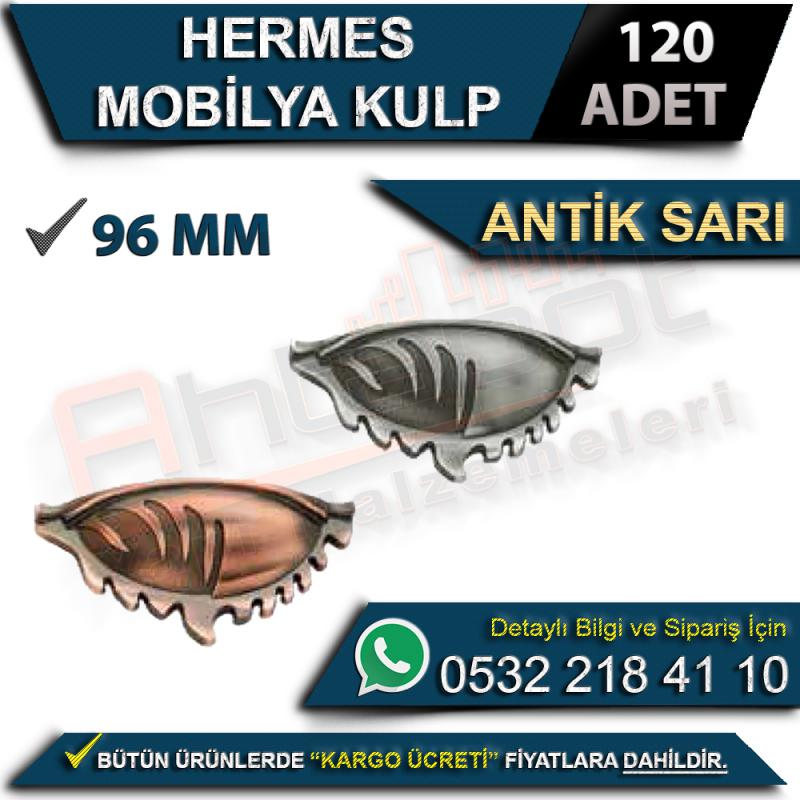 Hermes Mobilya Kulp 96 Mm Antik Sarı (120 Adet)