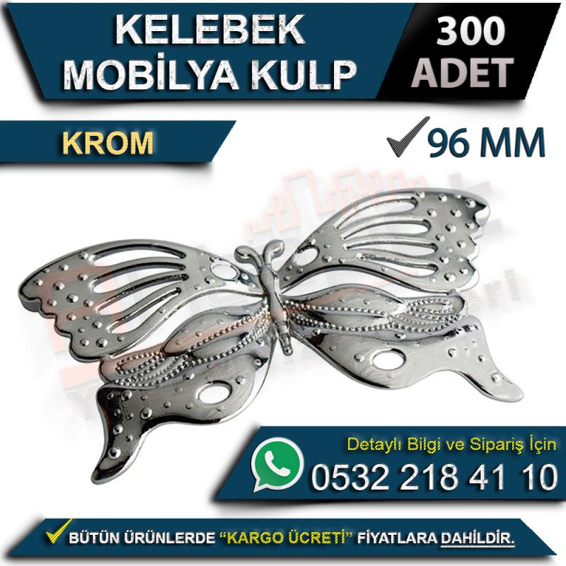 Kelebek Mobilya Kulp 96 Mm Krom (300 Adet)