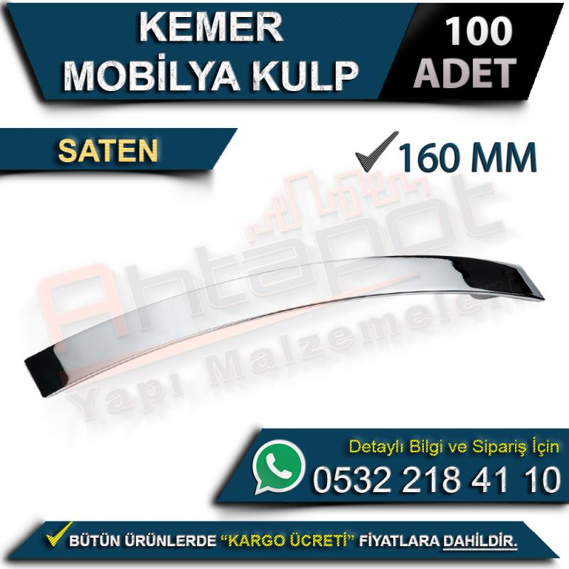 Kemer Mobilya Kulp 160 Mm Saten (100 Adet)