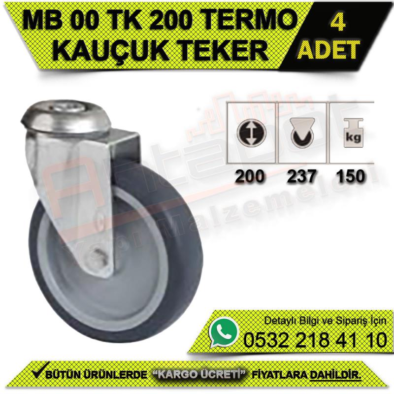 MB 00 TK 200 Termo Kauçuk Teker (4 ADET)