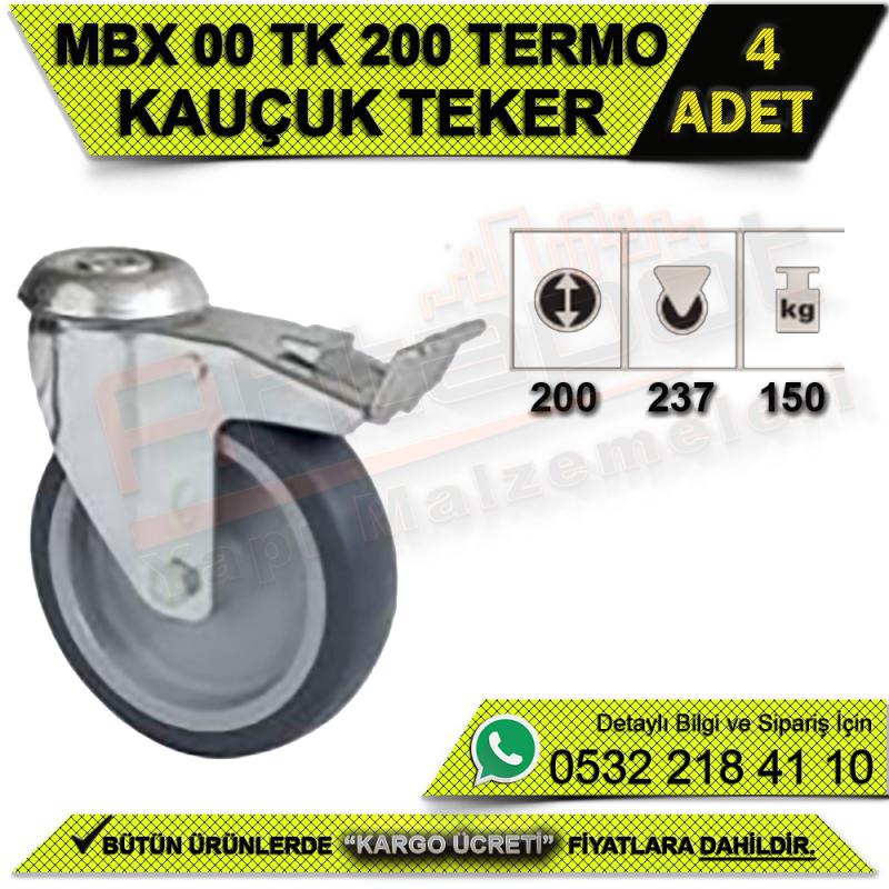 MBX 00 TK 200 Termo Kauçuk Teker (4 ADET)