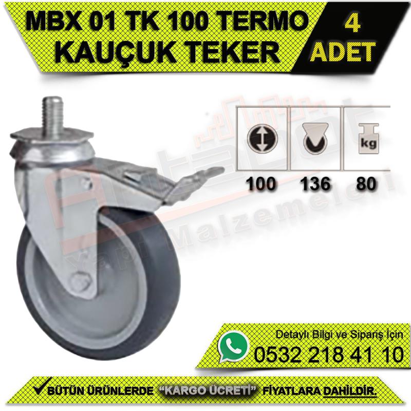 MBX 01 TK 100 Termo Kauçuk Teker (4 ADET)