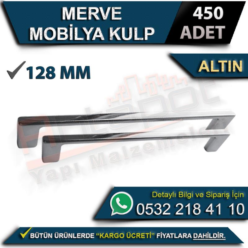 Merve Mobilya Kulp 128 Mm Altın (450 Adet)