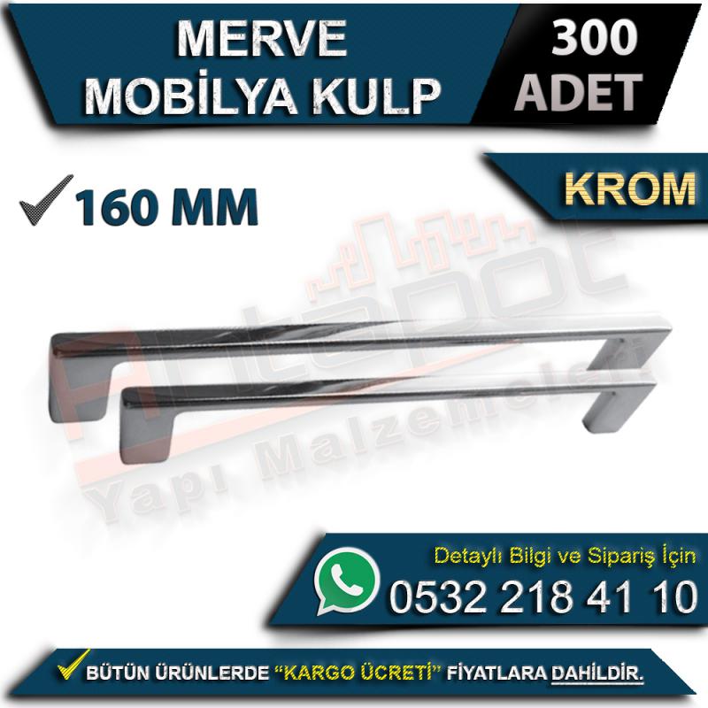 Merve Mobilya Kulp 160 Mm Krom (300 Adet)