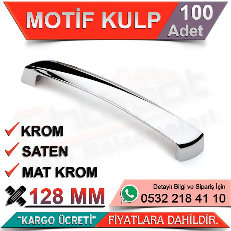 Motif Kulp 128 Mm Krom (100 Adet)