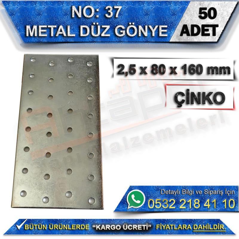 No: 37 Düz Gönye 2.5x80x160 mm (50 Adet)