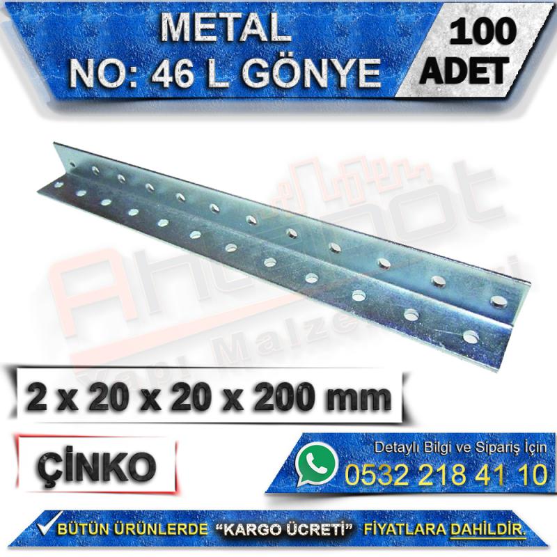 No: 46 L Gönye 2x20x20x200 mm (100 Adet)