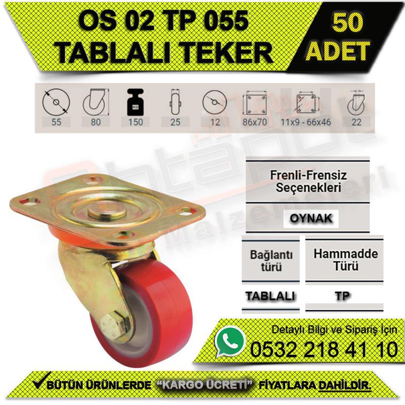 OS 02 TP 055 TABLALI KIRMIZI TEKER (50 ADET)