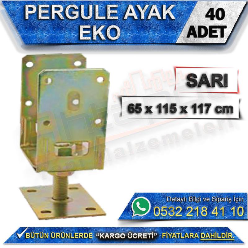 Pergule Ayak Eko Sarı (40 Adet)