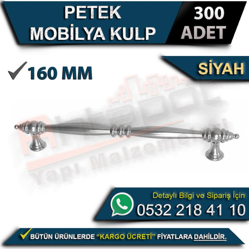 Petek Mobilya Kulp 160 Mm Siyah (300 Adet)