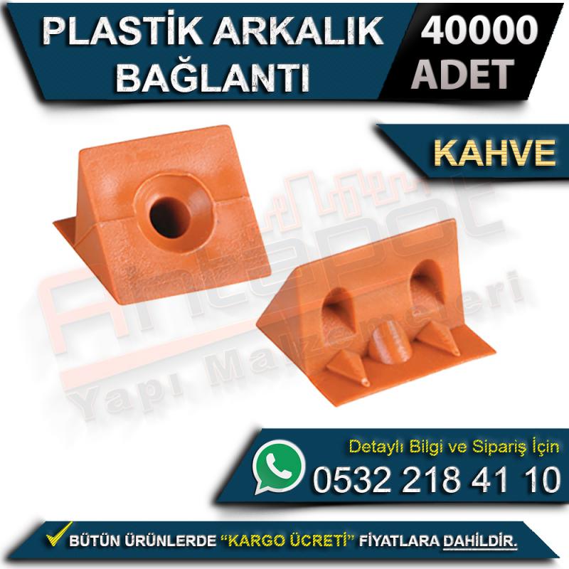 Plastik Arkalık Bağlantı Kahve (40000 Adet)