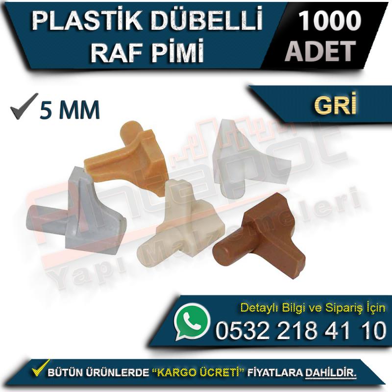 Plastik Dübelli Raf Pimi 5 Mm Gri (1000 Adet)