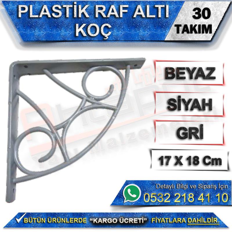 Plastik Raf Altı Koç Beyaz (30 Takım)