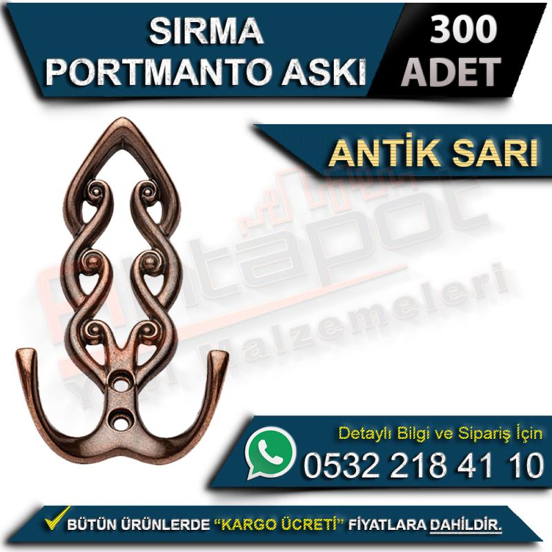 Sırma Portmanto Askı Antik Sarı (300 Adet)