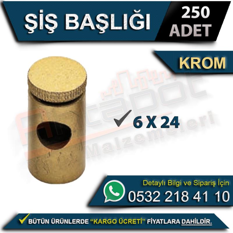 Şiş Bağlığı 6x24 Krom (250 Adet)