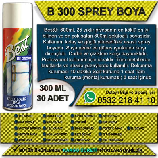 Best Sprey Boya B-300 300 Ml Mat Siyah (30 Adet), Best Sprey Boya B-300 300 Ml, Best, Sprey, Boya, B-300, 300 Ml, Mat Siyah, Best Sprey Boya, B-300 300 Ml, Best B 300 Sprey Boya, Sprey Boya, Toptan Sp