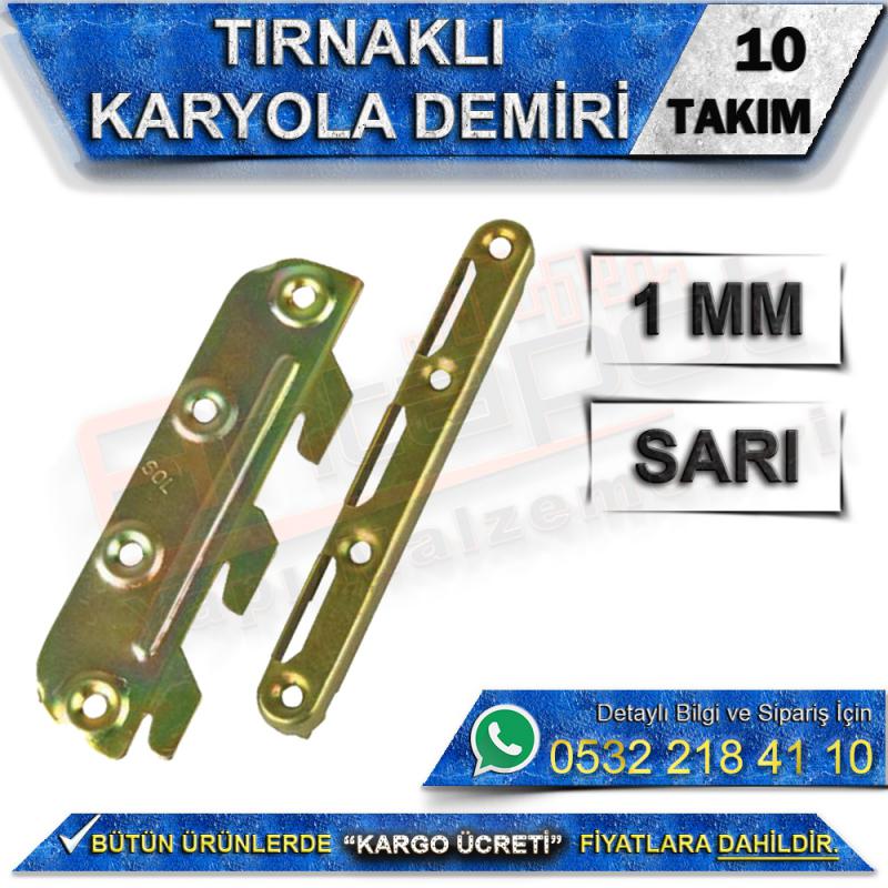 Tırnaklı Karyola Demiri (10 Takım)