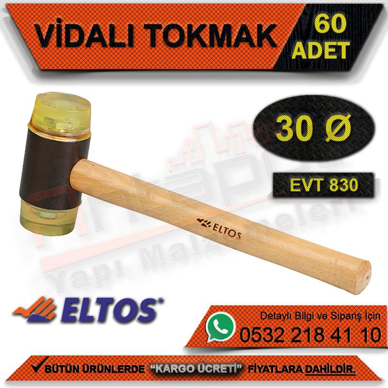 Eltos Evt830 Vidalı Tokmak Ø30 Mm (60 Adet)