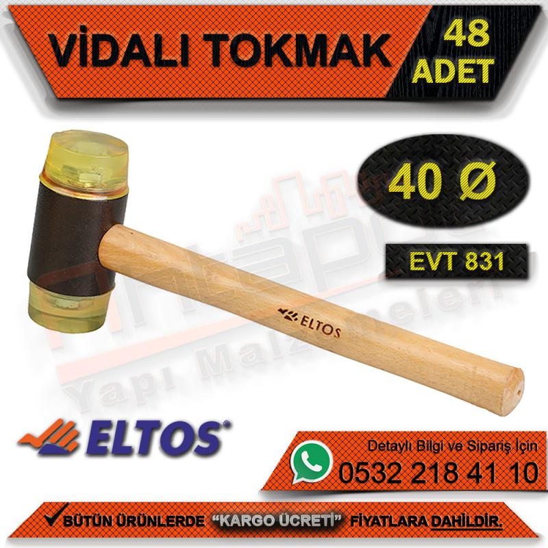 Eltos Evt831 Vidalı Tokmak Ø40 Mm (48 Adet)