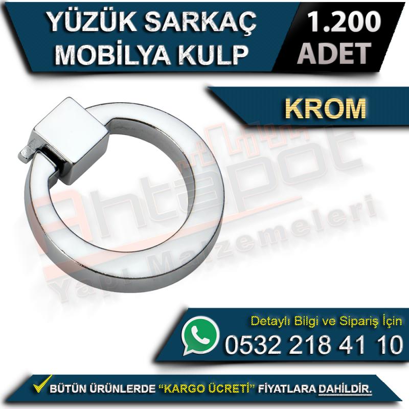 Yüzük Sarkaç Mobilya Kulp Krom (1200 Adet)